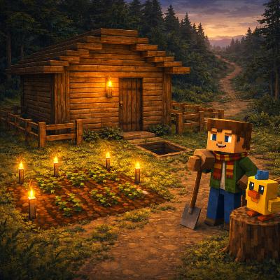 Chapter 31 – The House at the Edge of the Road (Bedtime Story for Kids)| Karlik’s Minecraft Stories