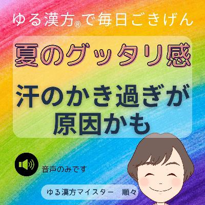 【音声】夏のグッタリ感。汗のかき過ぎが原因かも #98 【音声】夏のグッタリ感。汗のかき過ぎが原因かも #98