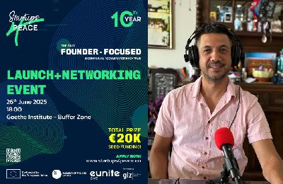 Terra Nullius Cyprus – Episode 29: Announcing the launch of EuniteCyprus’ 10th anniversary of Startups4Peace. Meet Hasan Tabakcı (21/6/2025)
