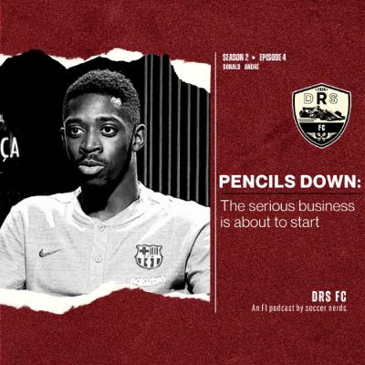 PENCILS DOWN: The serious business is about to start