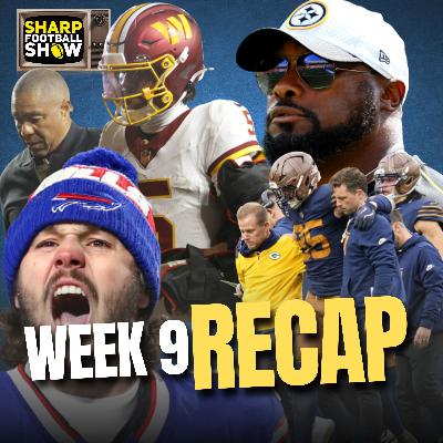 NFL Week 9 Analysis: Steelers Adjustments, Packers Lose Kraft, Midseason Futures, Bills Play-Action & Jayden Daniels’ Injury