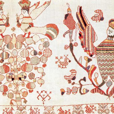 Дмитрий Шабалин. Птички-подростки тусуются на дереве и не слышат свою мамочку: интересная история в вышивке подзора Дмитрий Шабалин. Птички-подростки тусуются на дереве и не слышат свою мамочку: интересная история в вышивке подзора