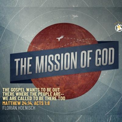 The Gospel wants to be out there where the people are—we are called to be there too - Matthew 24:14, Acts 1:8