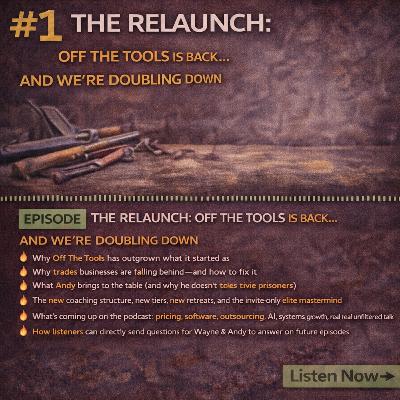 #1 The Relaunch: Off The Tools Is Back⦠And Weāre Doubling Down #1 The Relaunch: Off The Tools Is Back⦠And Weāre Doubling Down
