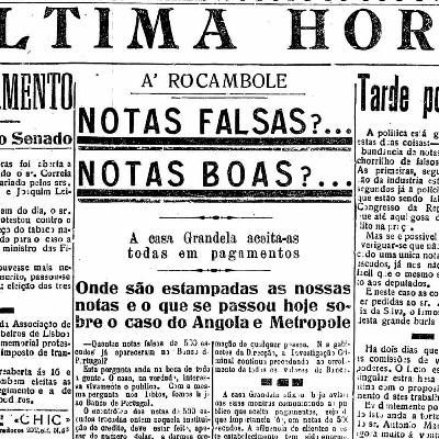 O caso Alves dos Reis ajudou à queda da Primeira República? Uma viagem até 1925 e ao escândalo das notas falsas