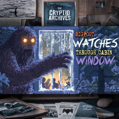 Bigfoot watches Christmas Eve Celebration Through Cabin Window | Real Cryptid Sighting