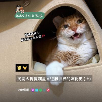 EP121 貓🐱 變笨、變短反而還統治全人類 ⁉️ 揭開 6 億隻喵星人征服世界演化史 (上)