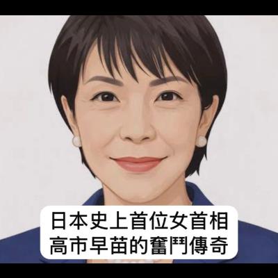 日本新首相高市早苗的奮鬥故事. 由零開始嘅勵志傳奇 ➡️ ！即刻收聽！🎧👂