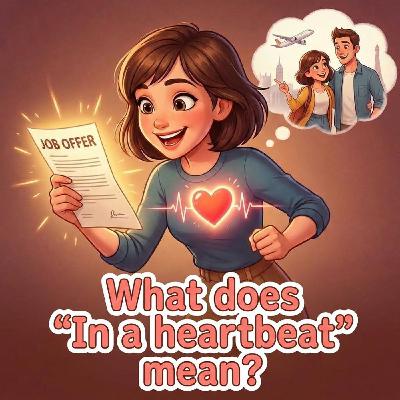 In a heartbeat – Immediately