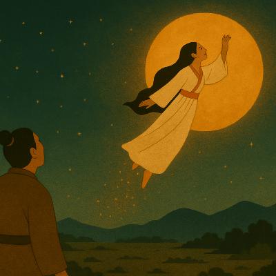 嫦娥与后羿(三) : 嫦娥奔月 | Chang’e and Hou Yi (Part 3): Chang'e Flies to the Moon 嫦娥与后羿(三) : 嫦娥奔月 | Chang’e and Hou Yi (Part 3): Chang'e Flies to the Moon
