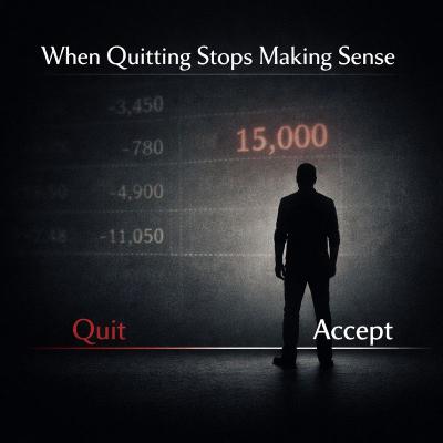 When Quitting Stops Making Sense, The Moment a Money Slave Accepts Himself