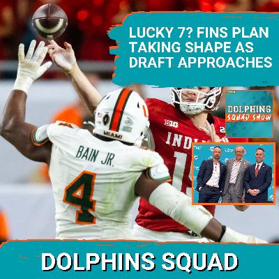 DOLPHINS SQUAD SHOW: Miami DOLPHINS SITTING ON 7 TOP-100 DRAFT PICKS as CANES STARS SHINE on PRO DAY