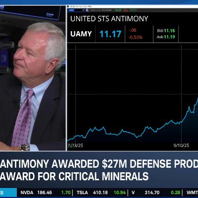 United States Antimony (UAMY) CEO on Department of War Contract & Metal Outlook