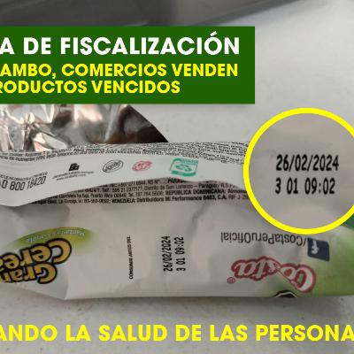 📻🤐 IRRESPONSABLES COMERCIANTES, VENDEN PRODUCTOS VENCIDOS EN LIMATAMBO, ATENTANDO CONTRA LA SALUD DE LOS CONSUMIDORES, A FALTA DE ACCIÓN DEL ENTE FISCALIZADOR