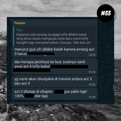 #33 - Luffy Engga Cuma Dispill, Tapi Diobrak!