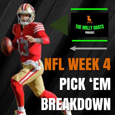 NFL Week 4 Pick 'em Contest Breakdown with Special Guest - JBonez