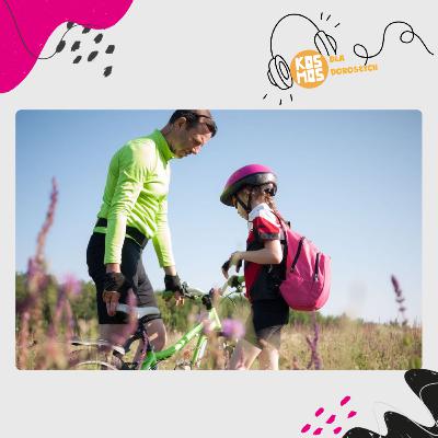 Czy pokazujesz córce, jak zmieniać łańcuch w rowerze?