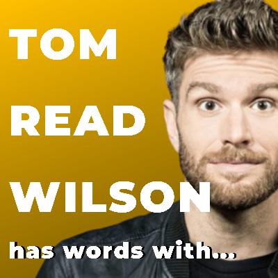 Tom Read Wilson has words with Joel Dommett Tom Read Wilson has words with Joel Dommett
