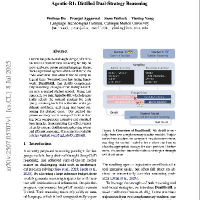 【第371期】Agentic-R1：AI如何学会“思考”与“工具”的灵活切换？——卡内基梅隆双策略推理模型解析