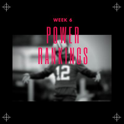 Week 6 Power Ranking