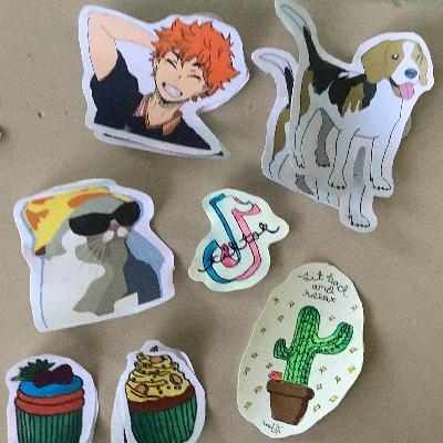 Sunny Stickers packaging, and printing
