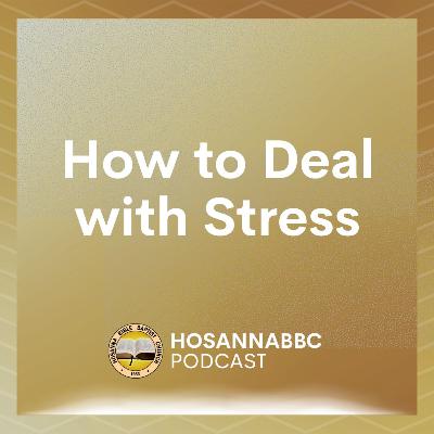 How to Deal with Stress - Rev. Provy R. Cadelina