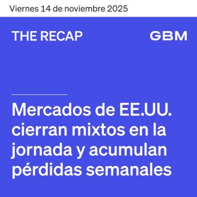THE RECAP 14-11-25 | Mercados de EE.UU. Cierran mixtos la jornada y la semana.