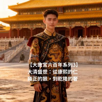 EP81：【大故宮六百年系列3】大清盛世的背影：從康熙的仁、雍正的狠，到乾隆的奢，悄悄埋下了百年後的風暴
