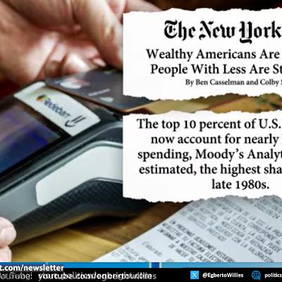 Wealthy 10% of Americans distort the depression 65% of Americans are going through