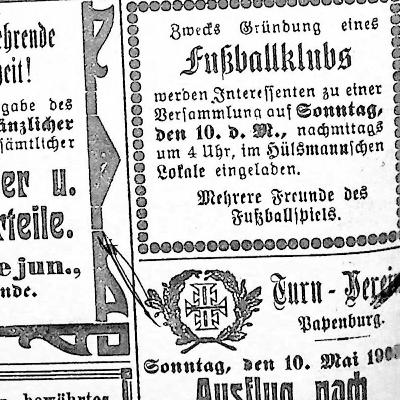 120 Jahre Vereinsgeschichte: Das digitale Archiv des SC Blau-Weiß Papenburg e.V.