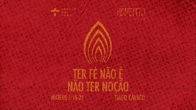 Ter fé não é não ter noção
