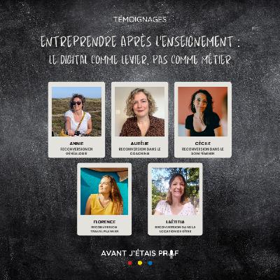 Entreprendre après l’enseignement : le digital comme levier, pas comme métier Entreprendre après l’enseignement : le digital comme levier, pas comme métier