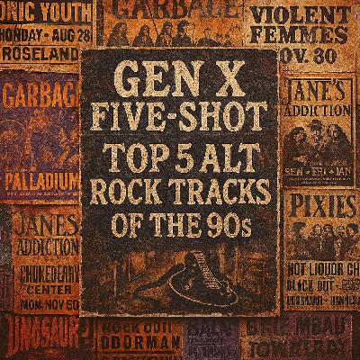 Gen X Five-Shot Episode 8: Top 5 Alt Rock Tracks of the 90s*