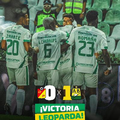 Corazón leopardo. Triunfazo en Pereira, in extremis, 1-0.