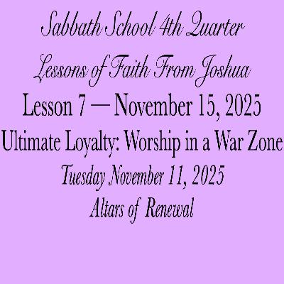 Ultimate Loyalty: Worship in a War Zone — Altars of Renewal