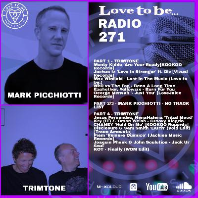 Love to be... Radio 271 | Trimtone, Mark Picchiotti