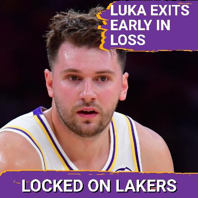 Luka Dončić Leaves Game With Leg Contusion, Undermanned Lakers Lose to Clippers