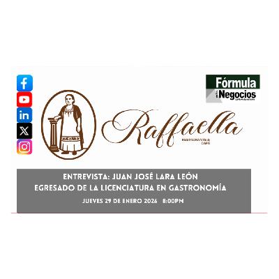 Juan José Lara León es egresado de la Licenciatura en Gastronomía