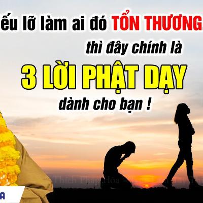 Nếu lỡ làm người khác đau lòng, thì đây là 3 Lời Phật Dạy dành cho bạn - Thầy Thích Pháp Hòa