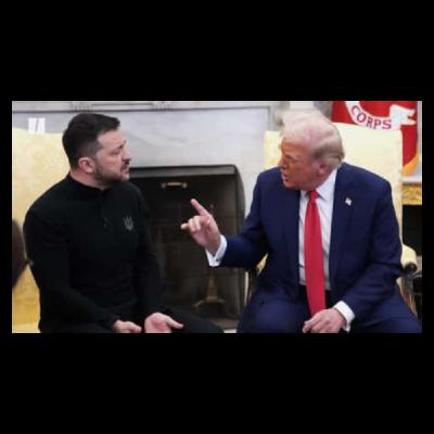 Trump and Zelenskyy In Oval Office