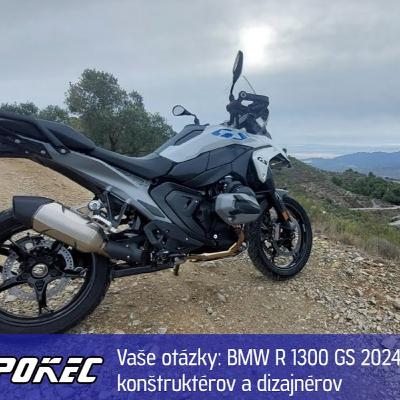MR POKEC: Vaše otázky: BMW R 1300 GS 2024 - odpovede konštruktérov a dizajnérov