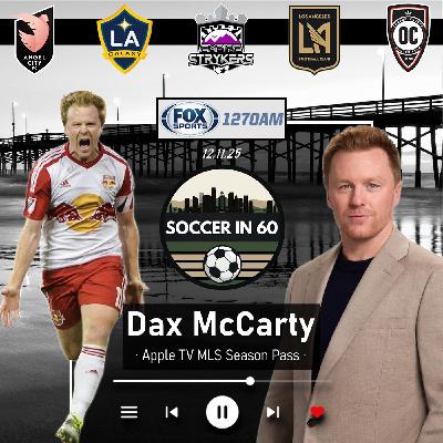 12/11 with Apple TV’s MLS legend Dax McCarty 12/11 with Apple TV’s MLS legend Dax McCarty