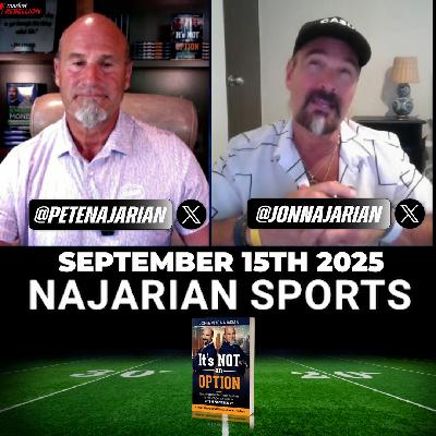 🏈 NAJARIAN SPORTS 🏴‍☠️ with @petenajarian Giants' OT Hudson racked up 4 penalties in one drive