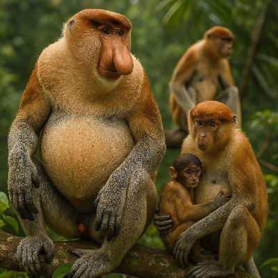 The Unique World of Proboscis Monkeys