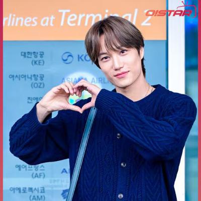 EXO's Kai Departs for Paris for Overseas Commitments EXO's Kai Departs for Paris for Overseas Commitments