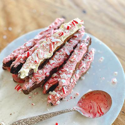 Double Chocolate Biscotti with Peppermint