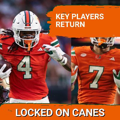 INJURY BOOST: Miami Hurricanes Welcome Mark Fletcher & CJ Daniels Back to DOMINATE Virginia Tech