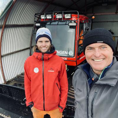 MarkaPodden møter Simon J. Johansson, Skiforeningens løypebas i Vestmarka