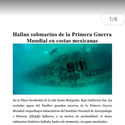 Hallan submarino de la primera guerra mundial en Costa Rica