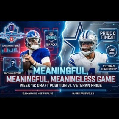 Season Finale- Giants vs Cowboys Season Finale- Giants vs Cowboys